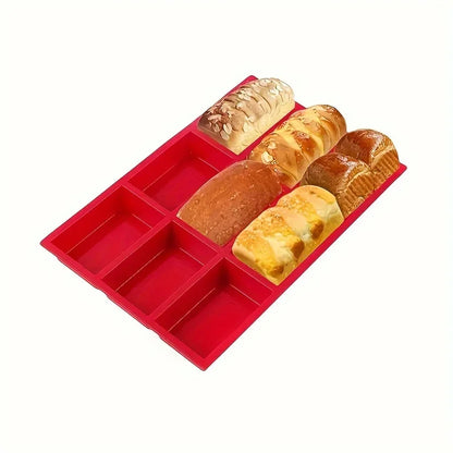 9-Cavity Silicone Mini Loaf Pan | Non-Stick Baking Mold for Bread, Cake & Soap