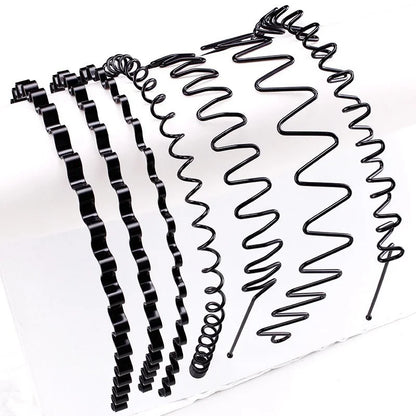 Men's Metal Headband for Sports Grooming and Everyday Wear