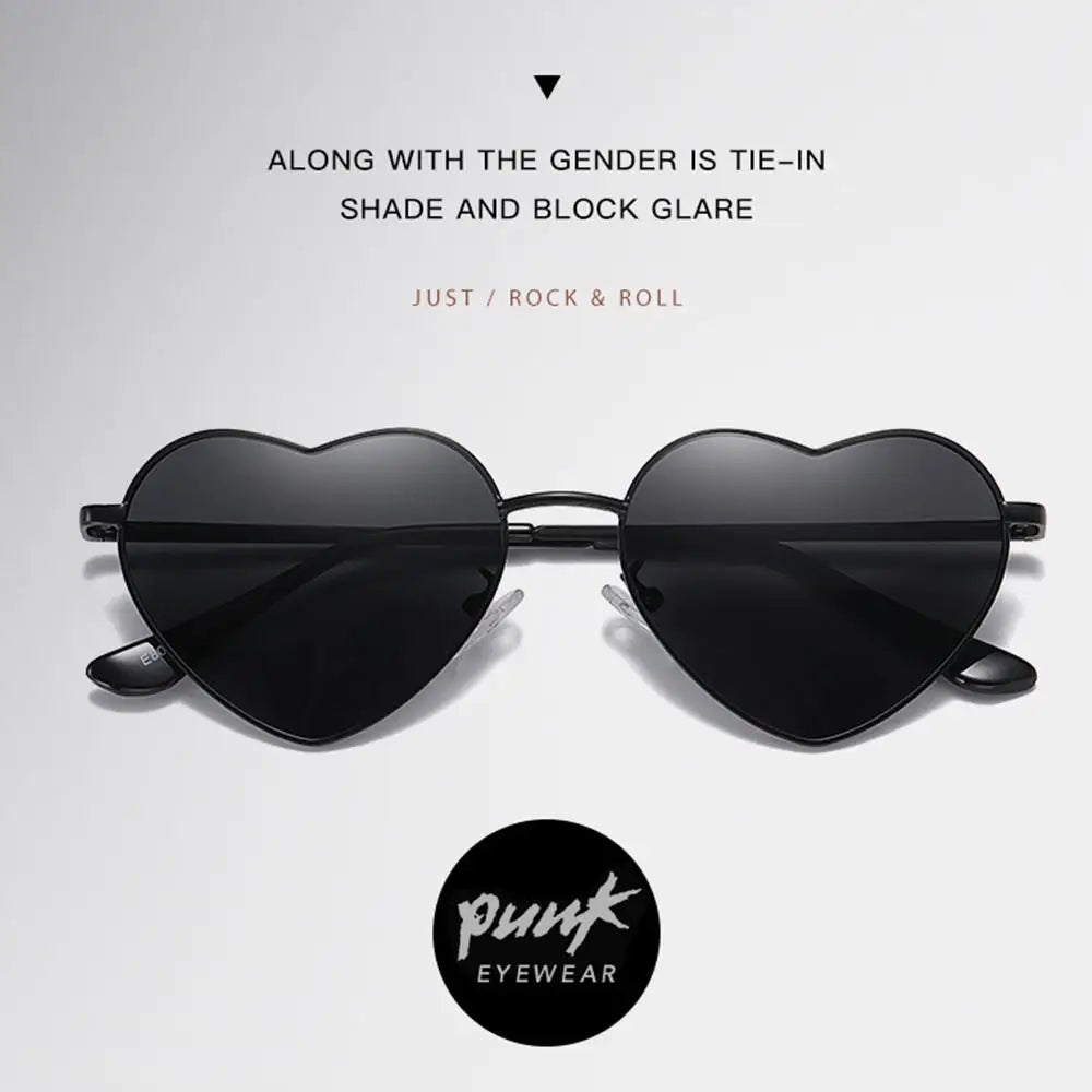 Heart Shaped Sunglasses with UV400 Protection