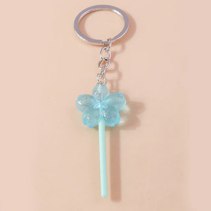 3D Simulation Food Keychain – Cute Resin Lollipop, Donut & Snack Key Ring Charms