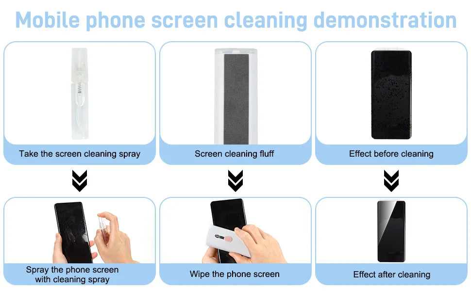 7-in-1 Computer & Keyboard Cleaner Kit | Cleaning Pen, Brush & Keycap Puller for Headsets & Electronics