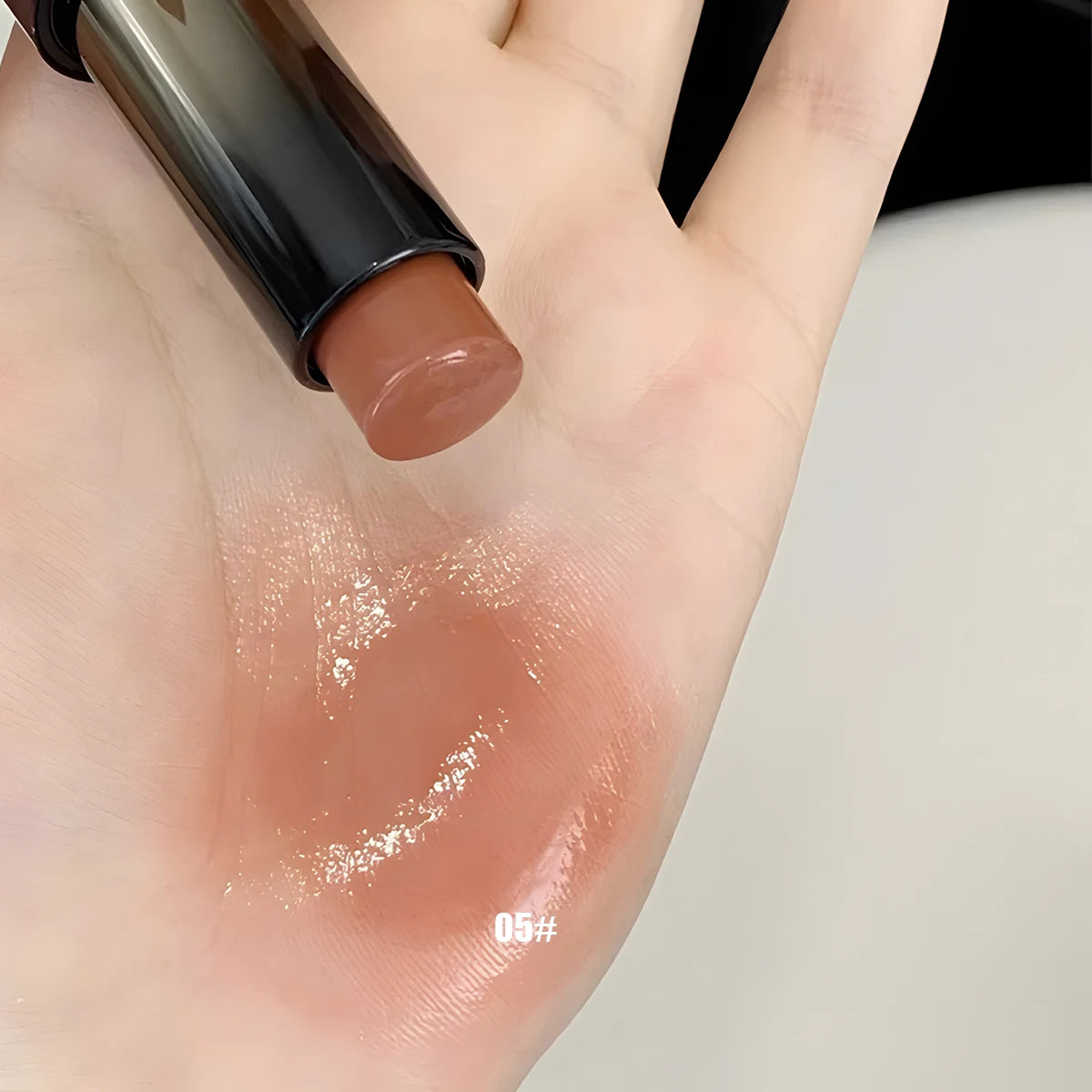Waterproof Red Brown Lipstick | Moisturizing Mirror Lip Gloss for Long-Lasting Natural Makeup