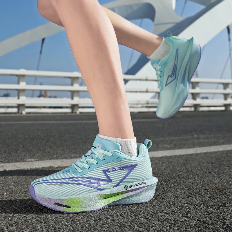Carbon Board Running Sneakers for Men and Women Lightweight and Breathable