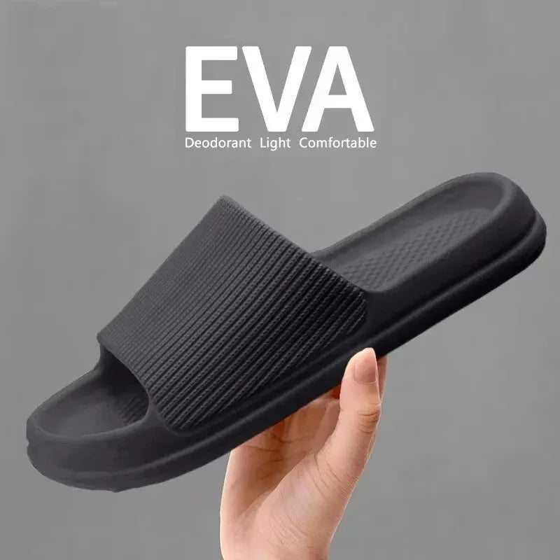 EVA Massage Shower Slides – Waterproof Non-Slip Bathroom Slippers for Men and Women