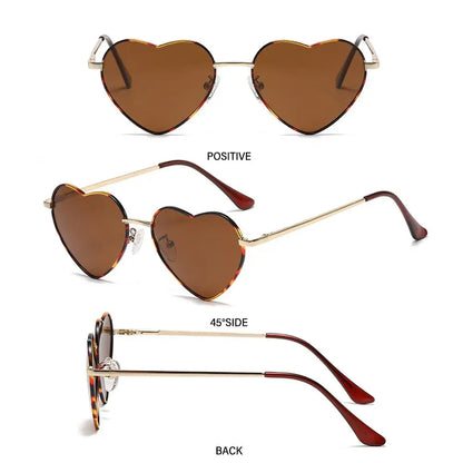 Heart Shaped Sunglasses with UV400 Protection