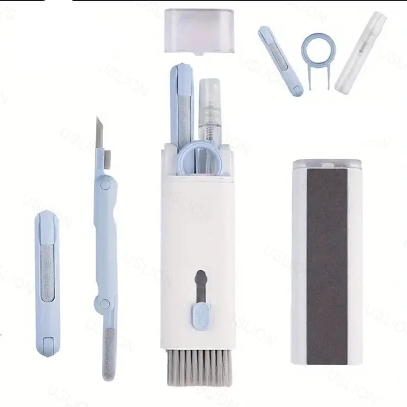 7-in-1 Computer & Keyboard Cleaner Kit | Cleaning Pen, Brush & Keycap Puller for Headsets & Electronics