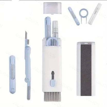 7-in-1 Computer & Keyboard Cleaner Kit | Cleaning Pen, Brush & Keycap Puller for Headsets & Electronics