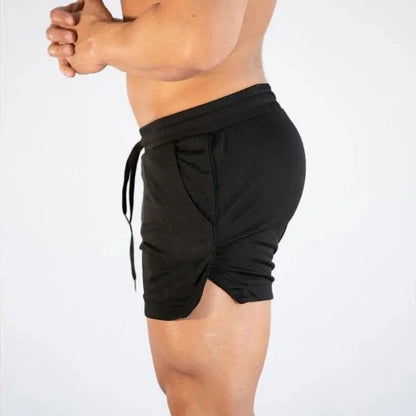 Men's Athletic Gym & Running Shorts – Elastic Waist, Pockets, Solid Color | M–XXXL
