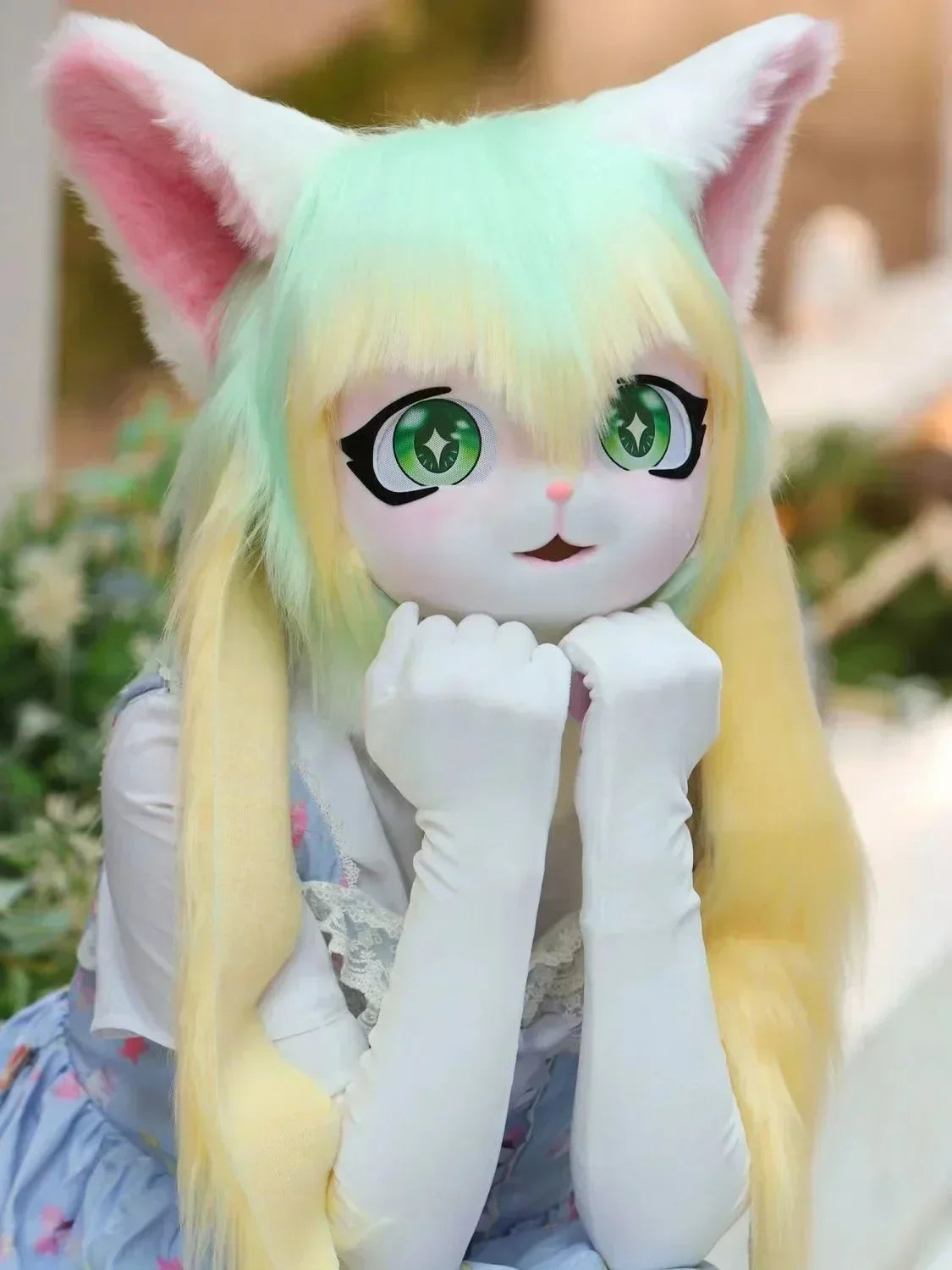 Fursuit Kigurumi Cosplay Costume Head Paws and Tail for Furries and Conventions