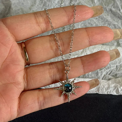 Crystal Star Friendship Pendant Necklaces for Women and Men