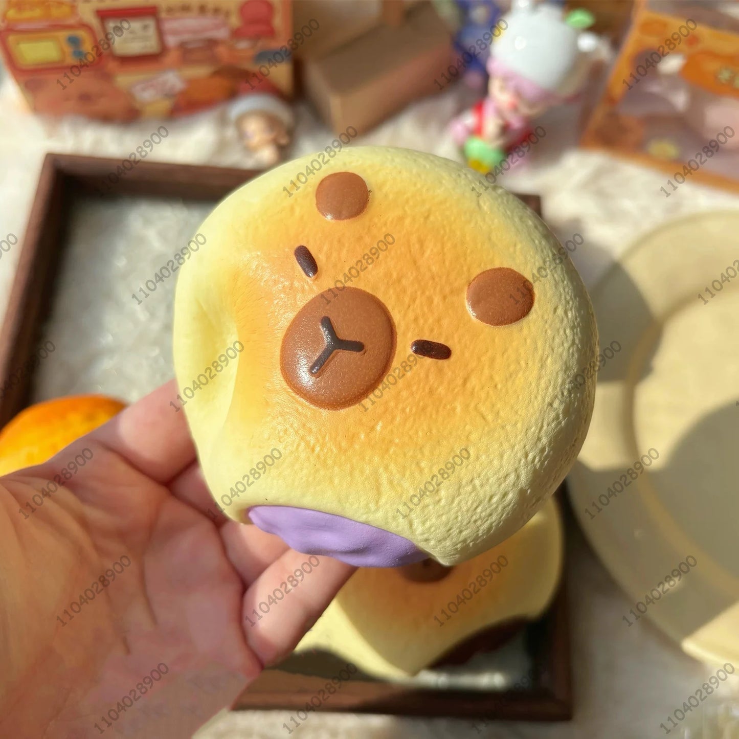 Capybara Bakery Squishy Toy | Slow Rising Stress Relief Squeeze Gift