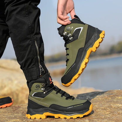 Steel Toe Cap Leather Work Safety Boots for Men