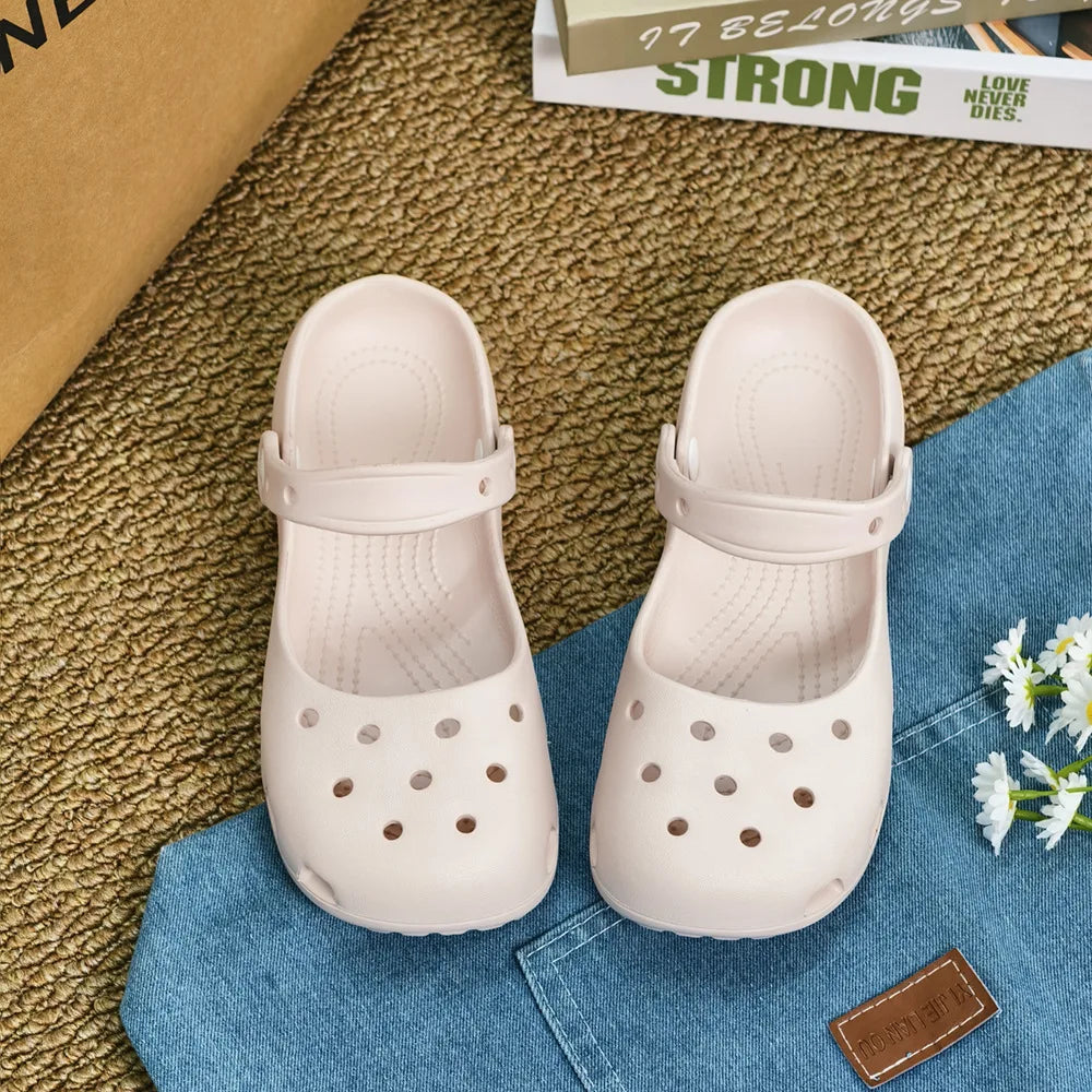 EVA Ballet Platform Clog Sandals for Women