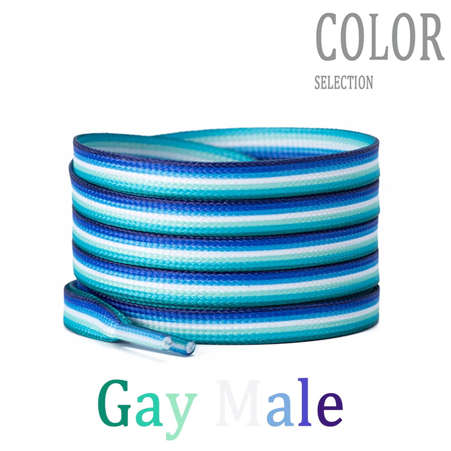 Pride Flag Flat Shoelaces for Sneakers