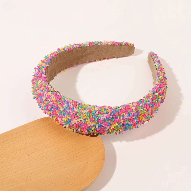 Candy Color Acrylic Headbands for Women and Girls