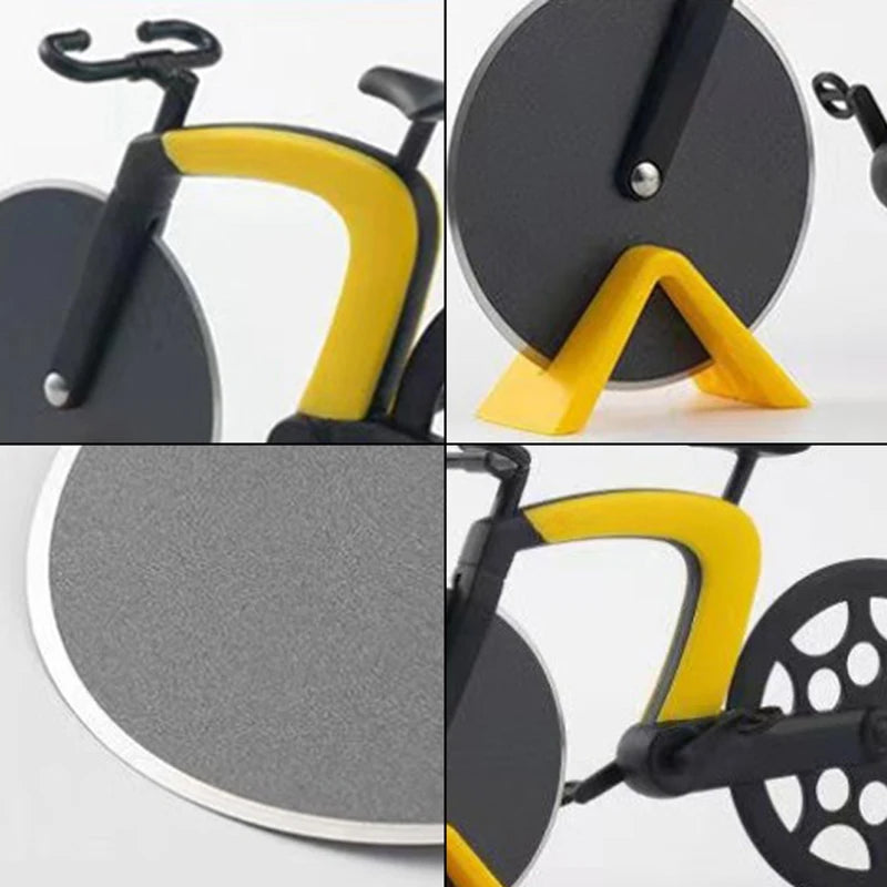 Creative Bicycle Pizza Cutter | Reusable Stainless Steel Pizza Slicer Wheel