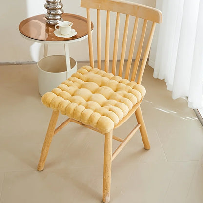Large Biscuit Shape Plush Cushion – Soft Decorative Cookie Seat Pad for Chair, Floor & Tatami