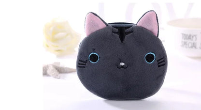 Plush Cartoon Animal Coin Purse with Zipper