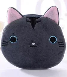 Plush Cartoon Animal Coin Purse with Zipper