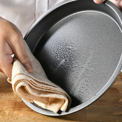 Non-Stick Carbon Steel Pizza Pan | 6–10 inch Black Baking Pan for Oven, Microwave & Chip Tray