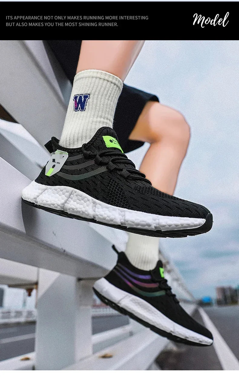 Breathable Lace Up Casual Sneakers for Men and Women
