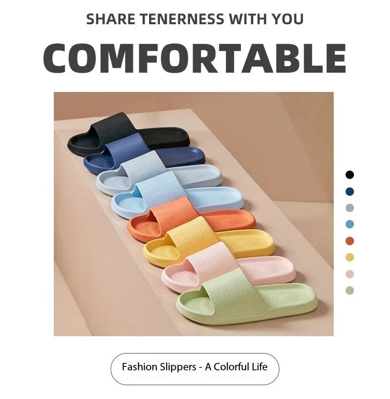 EVA Massage Shower Slides – Waterproof Non-Slip Bathroom Slippers for Men and Women