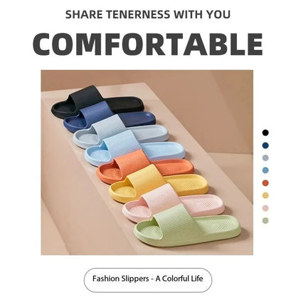 EVA Massage Shower Slides – Waterproof Non-Slip Bathroom Slippers for Men and Women