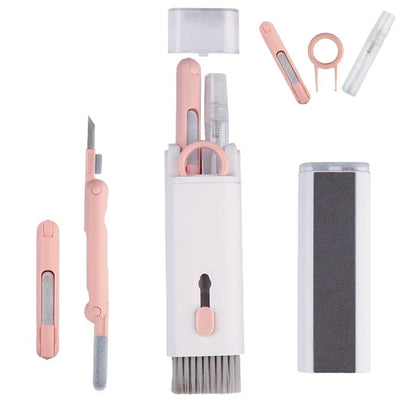 7-in-1 Computer & Keyboard Cleaner Kit | Cleaning Pen, Brush & Keycap Puller for Headsets & Electronics