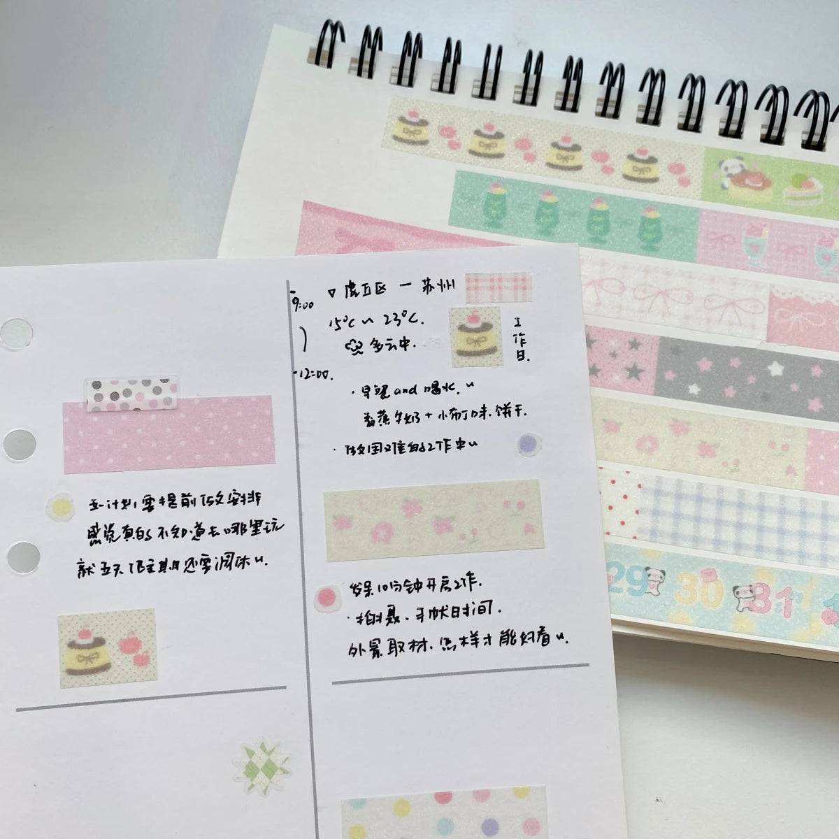 Kawaii Panda Washi Tape – Cute Masking Tape for Scrapbooking, Journaling & DIY Crafts