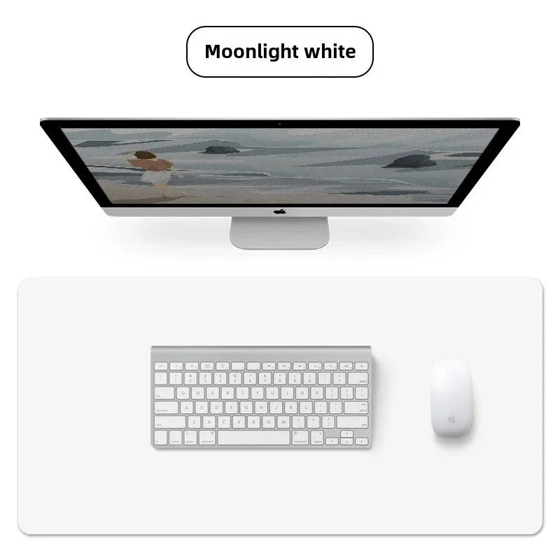 Large PU Leather Desk Mat | 600x300mm Waterproof Mouse Pad & Keyboard Desk Pad for Office & Gaming