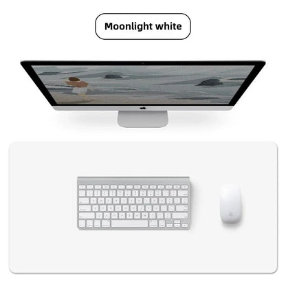 Large PU Leather Desk Mat | 600x300mm Waterproof Mouse Pad & Keyboard Desk Pad for Office & Gaming