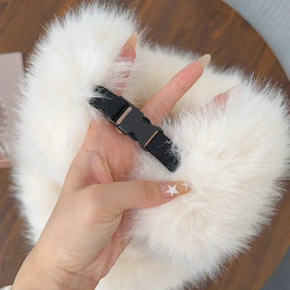 Unisex Faux Fur Bomber Hat – Warm Windproof Earflap Cap for Winter & Skiing - Unisex
