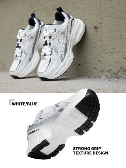 Women's Lightweight Mesh Running Sneakers – Breathable Lace-Up Sport Shoes