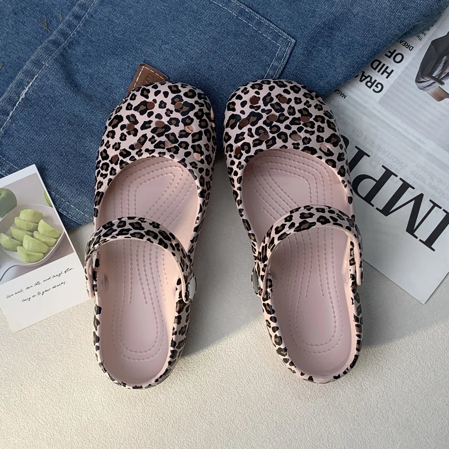 EVA Ballet Platform Clog Sandals for Women
