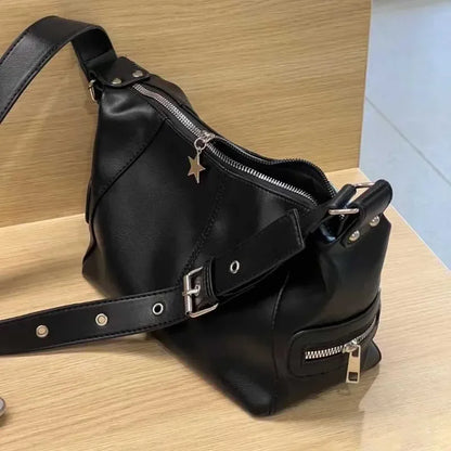 Y2K Star Girl Crossbody Bag – Gothic Harajuku Shoulder & Tote Handbag