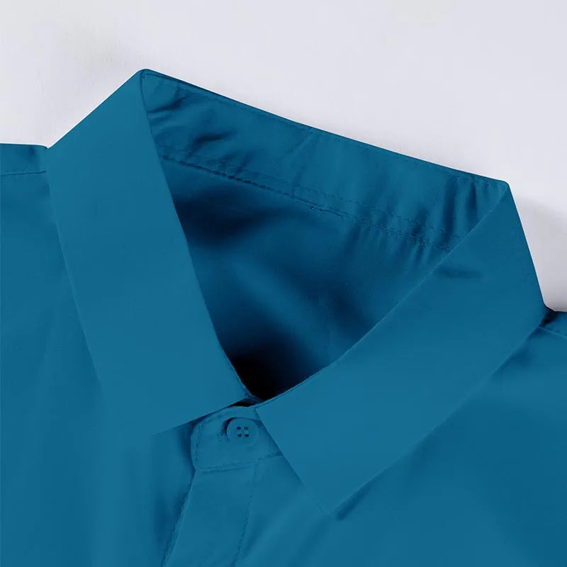 Men's Business Casual Short Sleeve Shirt | Wrinkle-Free Summer Top