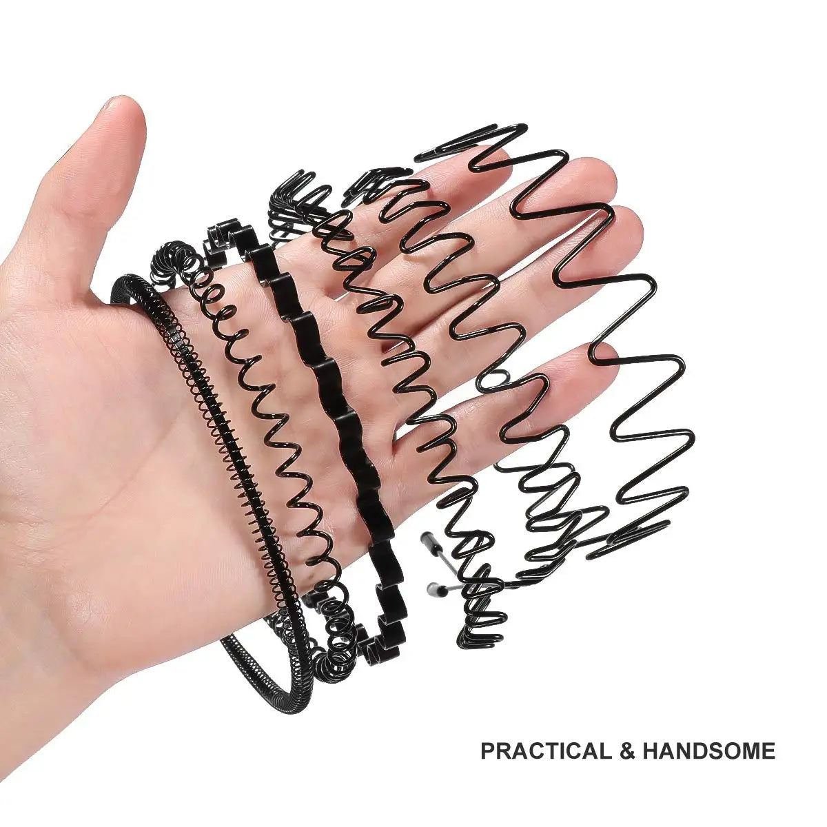 Men's Metal Headband for Sports Grooming and Everyday Wear