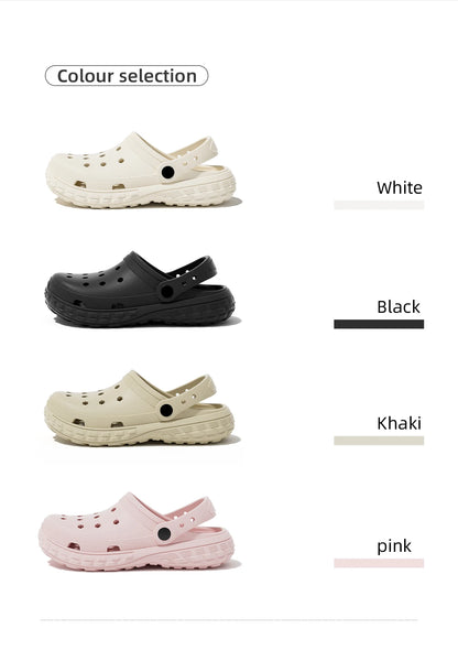 EVA T Strap Closed Toe Slide Sandals for Men and Women