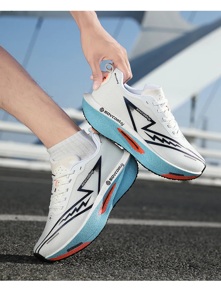 Carbon Board Running Sneakers for Men and Women Lightweight and Breathable