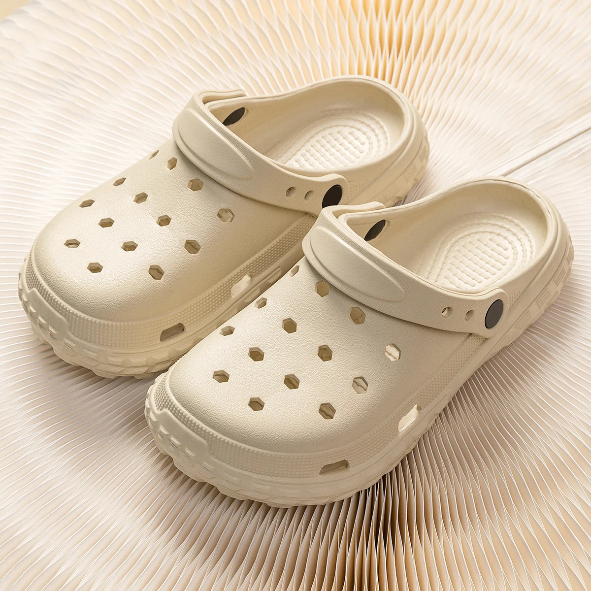 EVA T Strap Closed Toe Slide Sandals for Men and Women