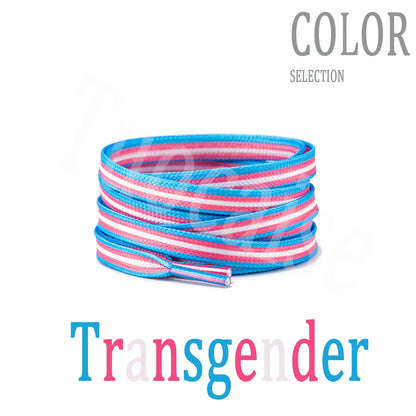 Pride Flag Flat Shoelaces for Sneakers