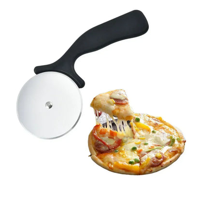 Stainless Steel Pizza & Pastry Roller Cutter | Multi-Use Pizza Knife, Cookie & Cake Wheel Scissor