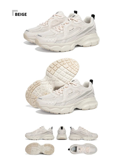 Women's Lightweight Mesh Running Sneakers – Breathable Lace-Up Sport Shoes