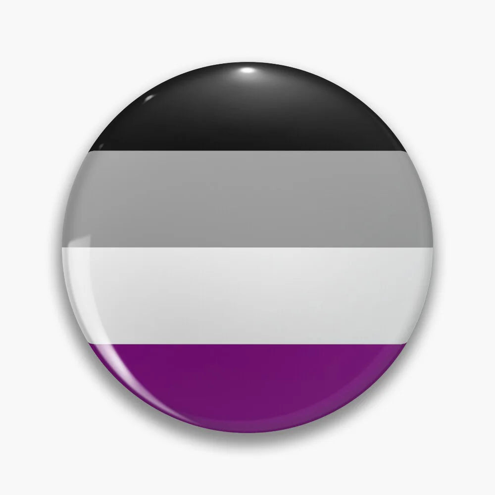 Pride Button Pin – Rainbow & LGBTQ+ Flag Lapel Badge (44mm)