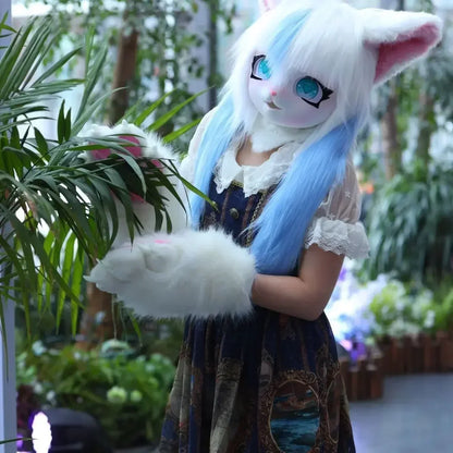Fursuit Kigurumi Cosplay Costume Head Paws and Tail for Furries and Conventions