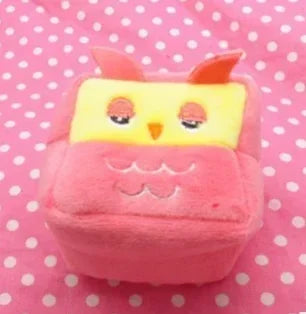 Plush Cartoon Animal Coin Purse with Zipper