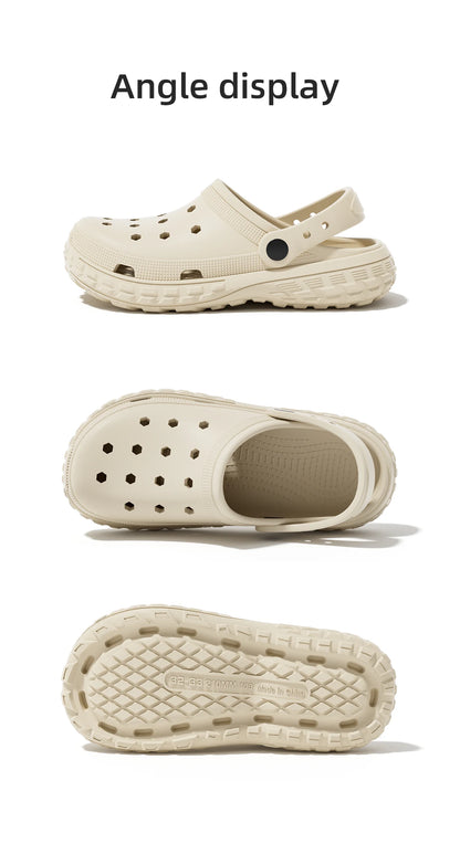 EVA T Strap Closed Toe Slide Sandals for Men and Women