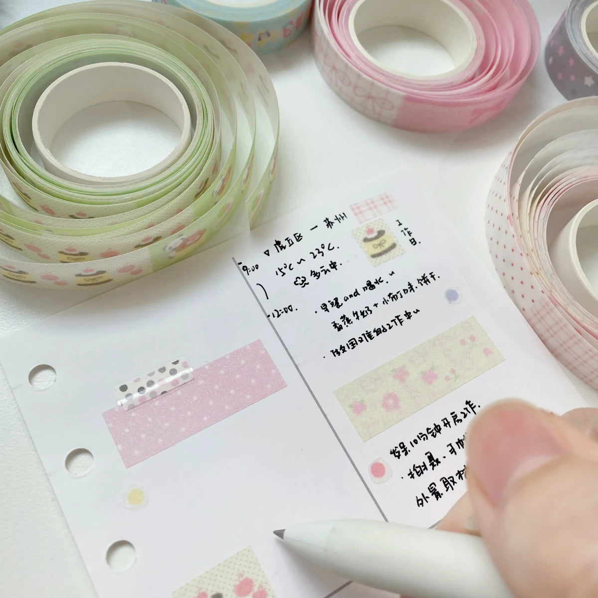 Kawaii Panda Washi Tape – Cute Masking Tape for Scrapbooking, Journaling & DIY Crafts