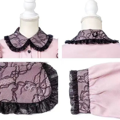 Japanese Gothic Lolita A-Line Mini Skirt – Sweet Kawaii Suspender Plaid | S–XL, Tops & Skirts
