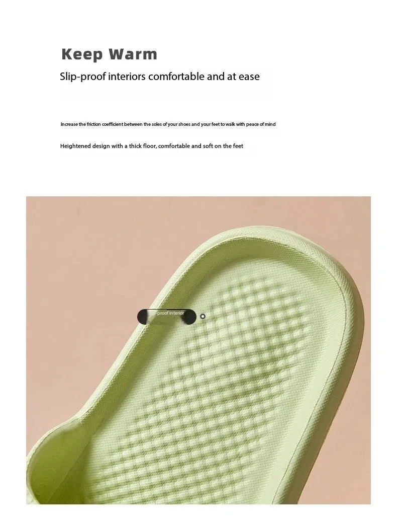 EVA Massage Shower Slides – Waterproof Non-Slip Bathroom Slippers for Men and Women